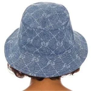 GRLFRND | Accessories | Grlfrnd Carly Logo Denim Bucket Hat  display picture 3